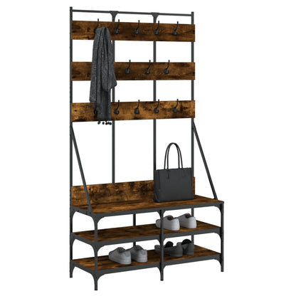 Kledingrek Met Schoenenrek 100X40X184 Cm Kleurig