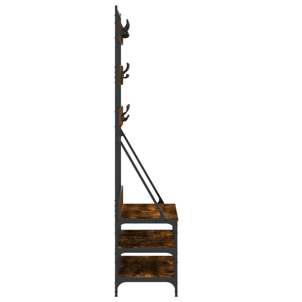 Kledingrek Met Schoenenrek 100X40X184 Cm Kleurig