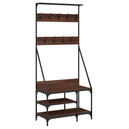 Kledingrek Met Schoenenrek 80X40X184 Cm