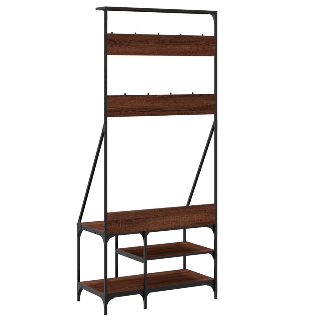 Kledingrek Met Schoenenrek 80X40X184 Cm