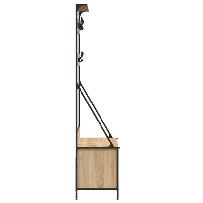 Kledingrek Met Schoenenrek 100X41X184 Cm Kleurig