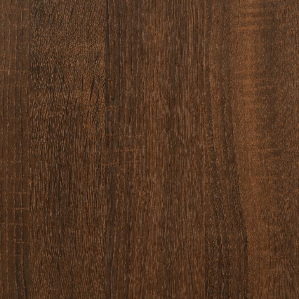 Kledingrek Met Schoenenrek Bruin Eikenkleur