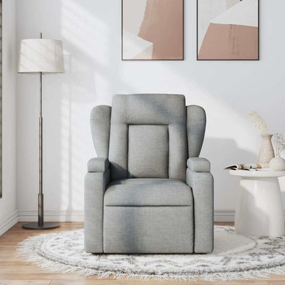 Fauteuil Jorien - met massage - verstelbaar - lichtgrijs