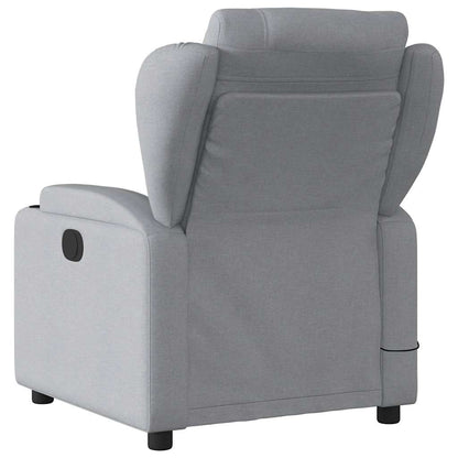 Fauteuil Jorien - met massage - verstelbaar - lichtgrijs