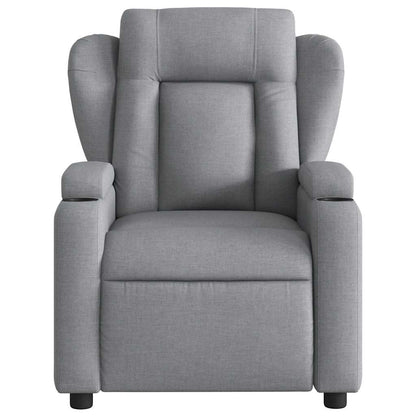 Fauteuil Jorien - met massage - verstelbaar - lichtgrijs