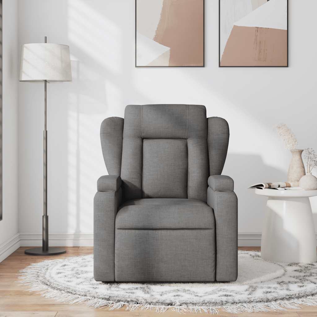 Fauteuil Jorien - met massage - verstelbaar - donkergrijs