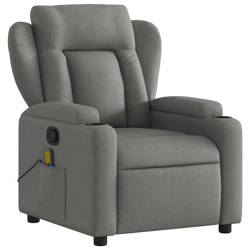 Fauteuil Jorien - met massage - verstelbaar - donkergrijs – extra afbeelding