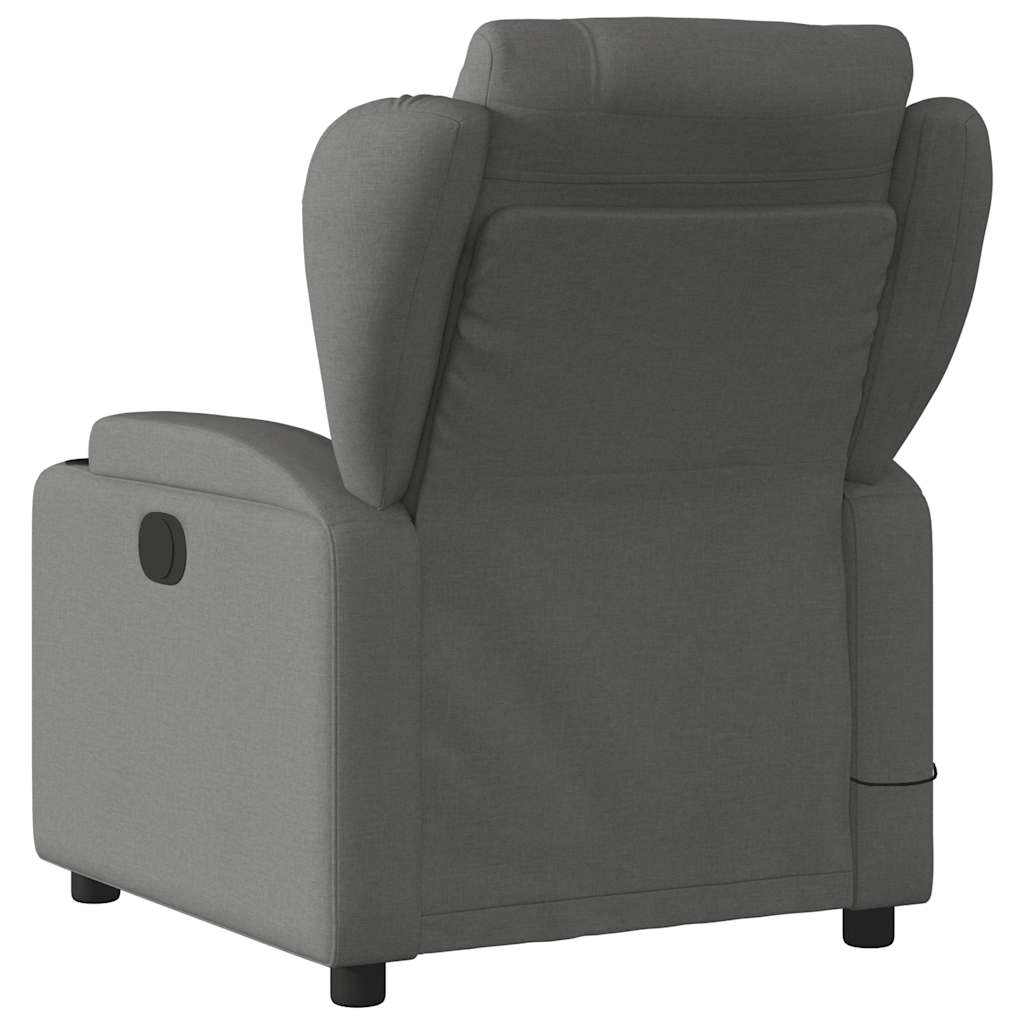 Fauteuil Jorien - met massage - verstelbaar - donkergrijs