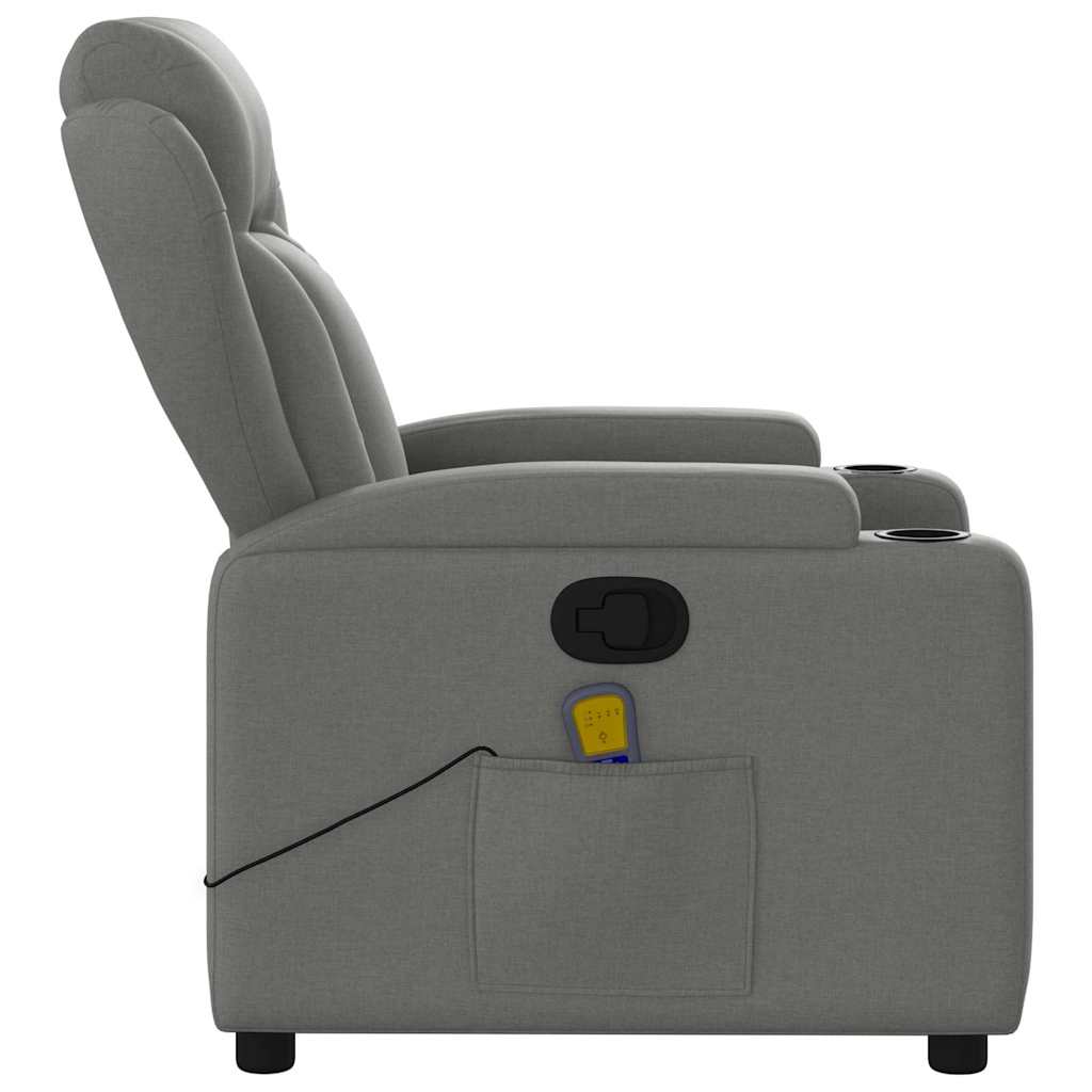Fauteuil Jorien - met massage - verstelbaar - donkergrijs
