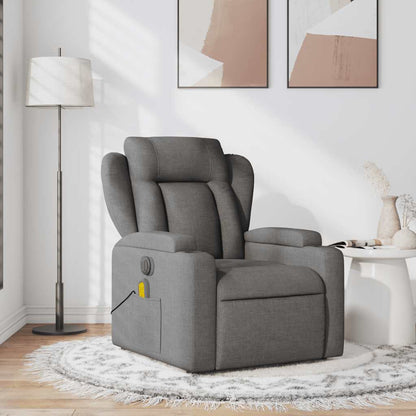 Fauteuil Jorien - met massage - verstelbaar - donkergrijs