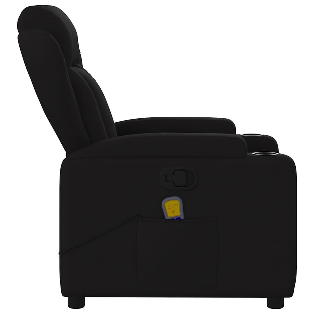 Fauteuil Jorien - met massage - verstelbaar - zwart