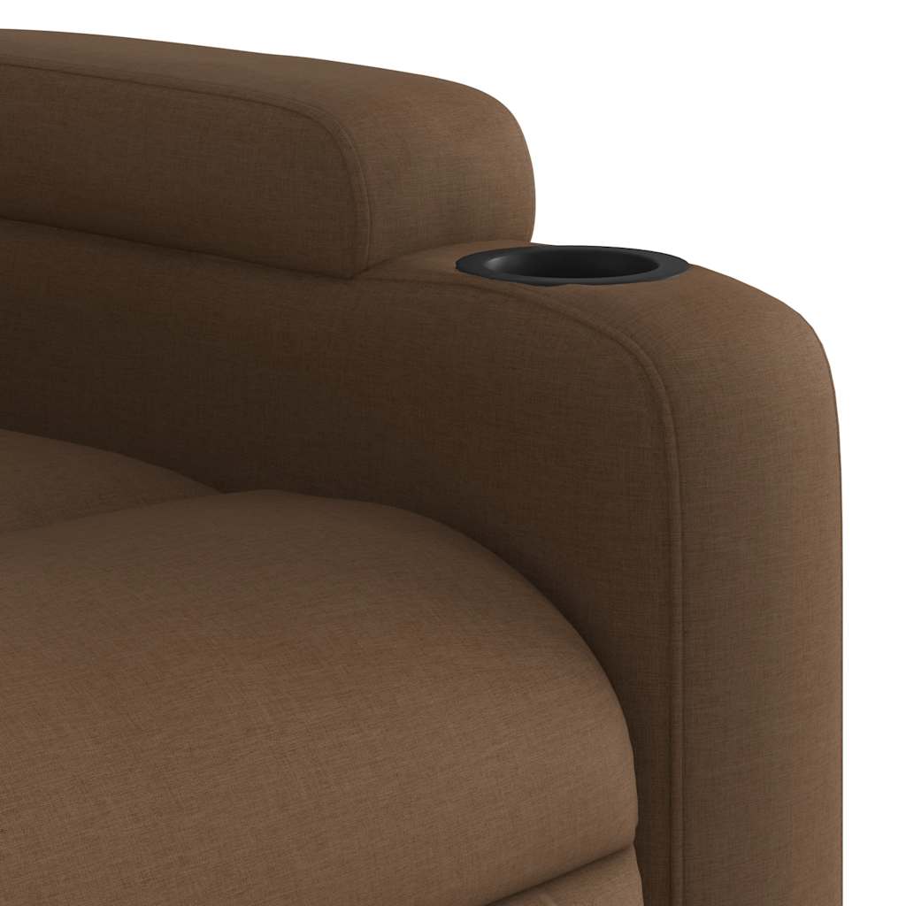 Fauteuil Jorien - met massage - verstelbaar - bruin