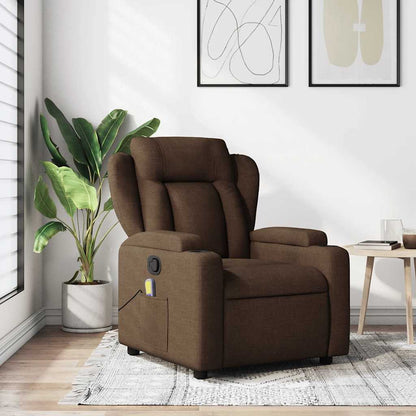 Fauteuil Jorien - met massage - verstelbaar - bruin