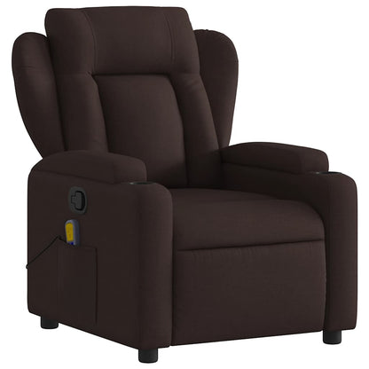 Fauteuil Jorien - met massage - verstelbaar - donkerbruin