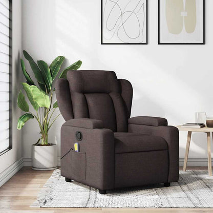 Fauteuil Jorien - met massage - verstelbaar - donkerbruin