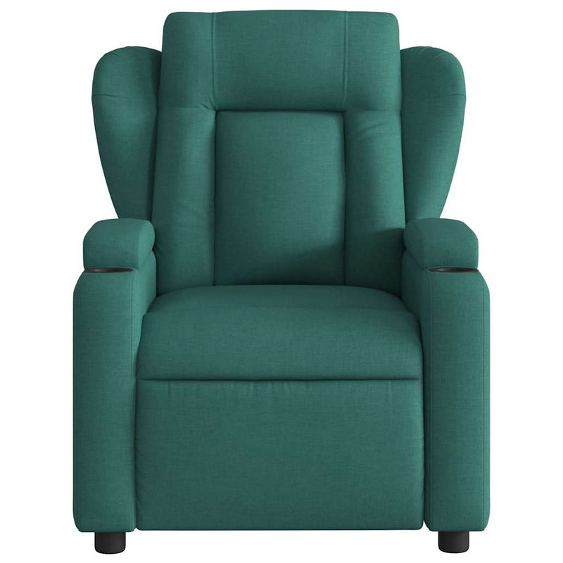 Fauteuil Jorien - met massage - verstelbaar - donkergroen