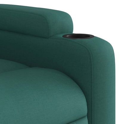 Fauteuil Jorien - met massage - verstelbaar - donkergroen
