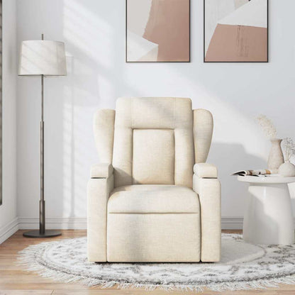 Fauteuil Jorien - met massage - verstelbaar - crème