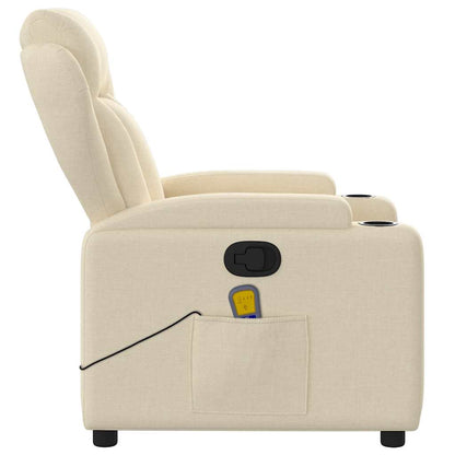 Fauteuil Jorien - met massage - verstelbaar - crème