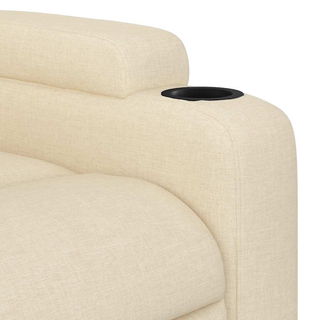 Fauteuil Jorien - met massage - verstelbaar - crème