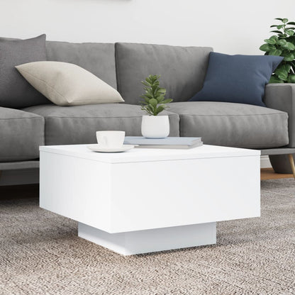 Salontafel Niels - 55 x 55 x 31 cm - wit