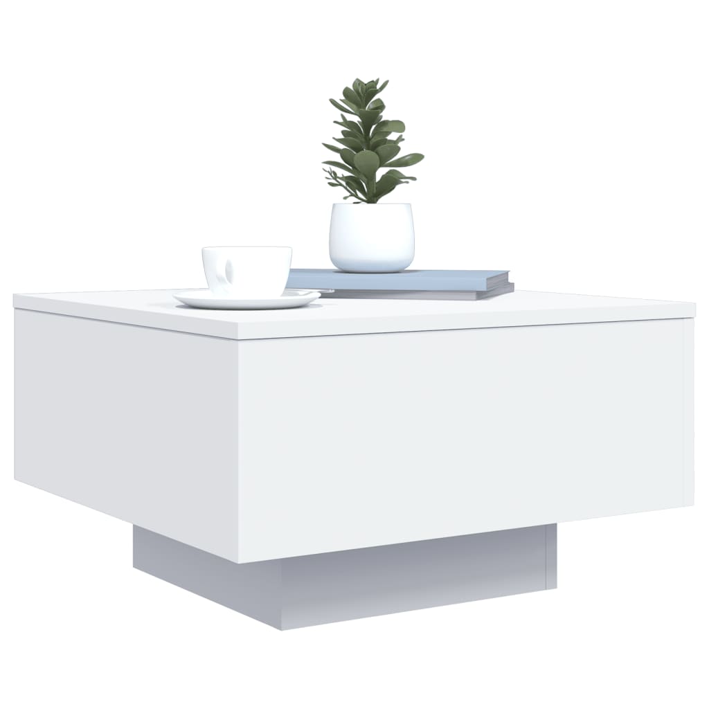 Salontafel Niels - 55 x 55 x 31 cm - wit