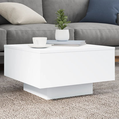Salontafel Niels - 55 x 55 x 31 cm - wit