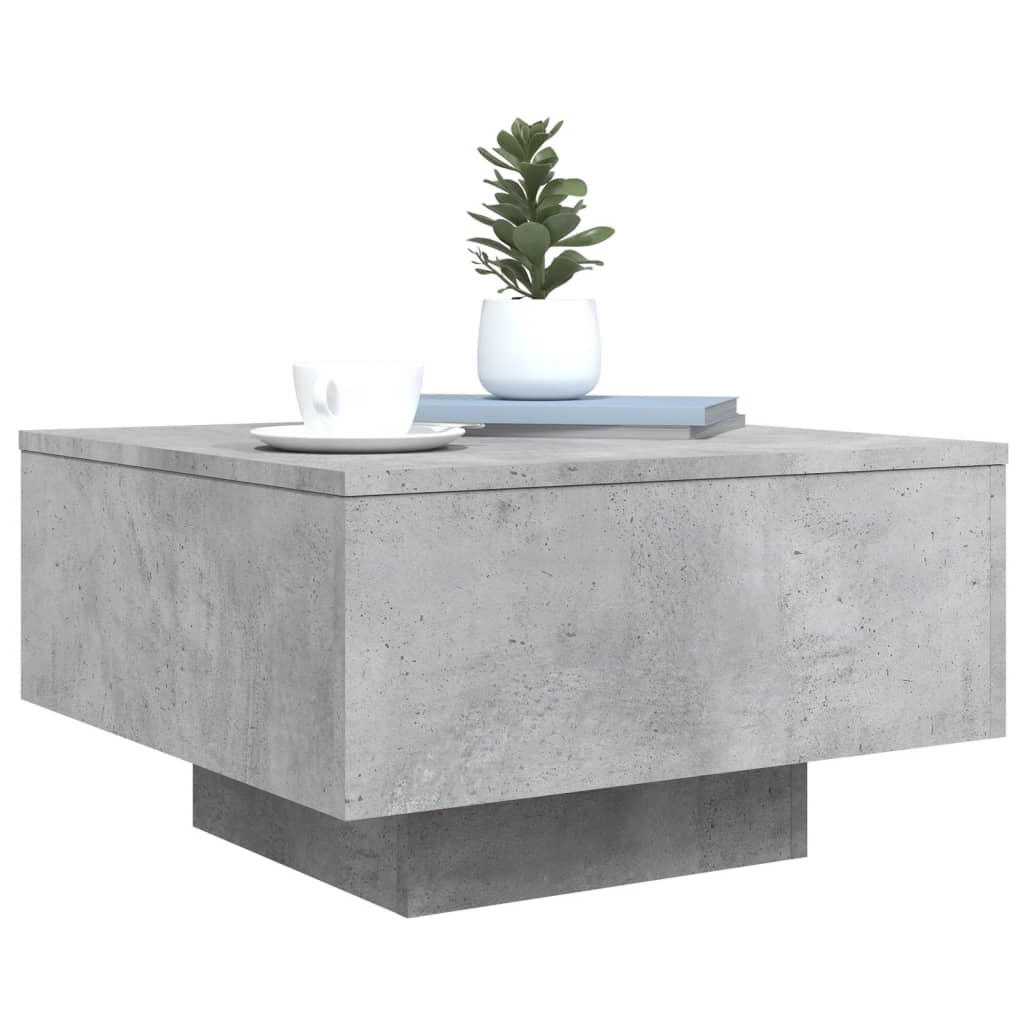 Salontafel Niels - 55 x 55 x 31 cm - betongrijs