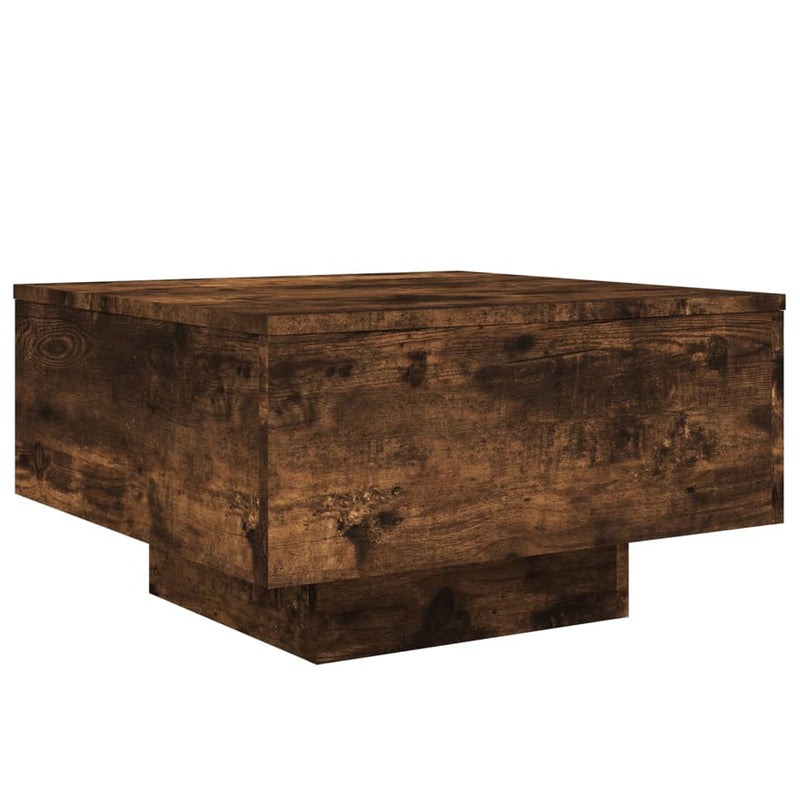 Salontafel Niels - 55 x 55 x 31 cm - gerookt eiken – extra afbeelding