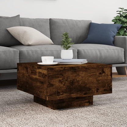 Salontafel Niels - 55 x 55 x 31 cm - gerookt eiken