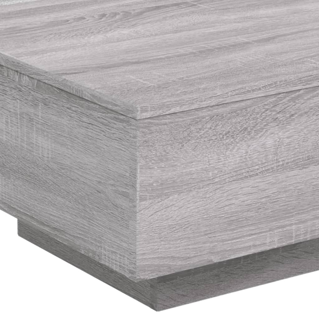Salontafel Niels - 55 x 55 x 31 cm - grijs sonoma