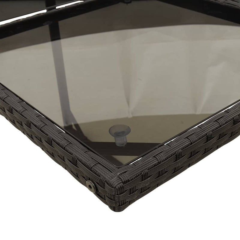 Tuinset Corneel - 5-delig - met kussens - zwart en beige – extra afbeelding