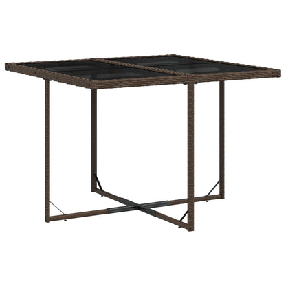 Tuinset Corneel - 5-delig - met kussens - bruin en crème