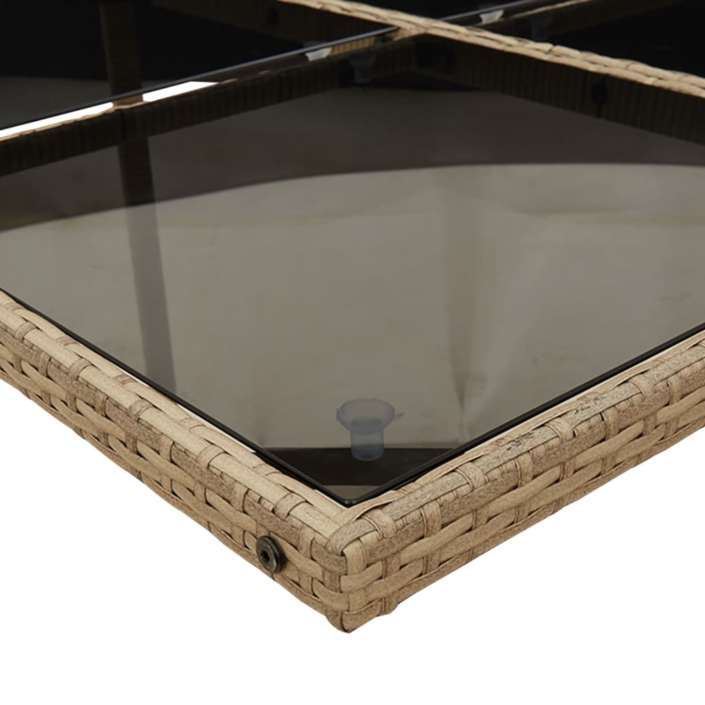 Tuinset Corneel - 5-delig - met kussens - gemengd beige