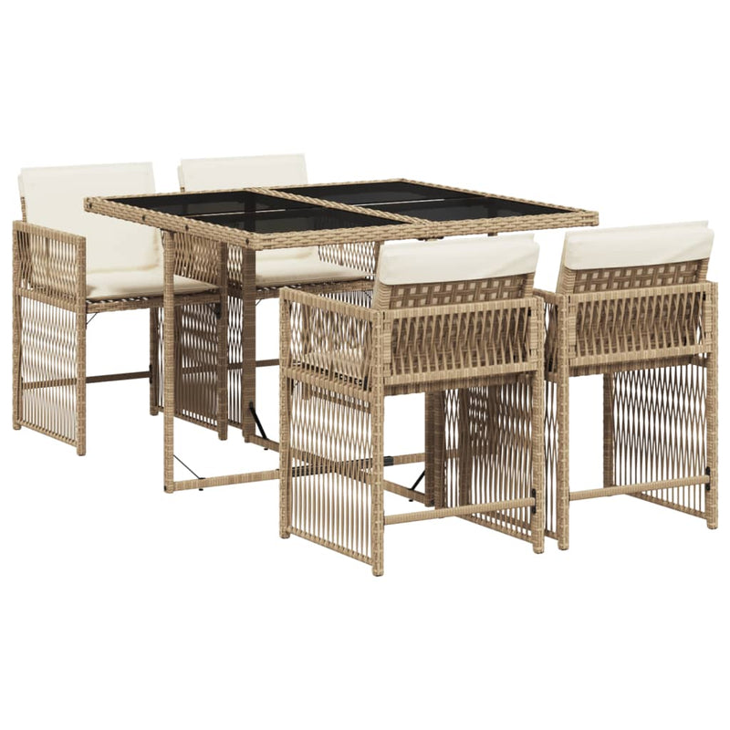 Tuinset Marnix - 5-delig - met kussens - beige