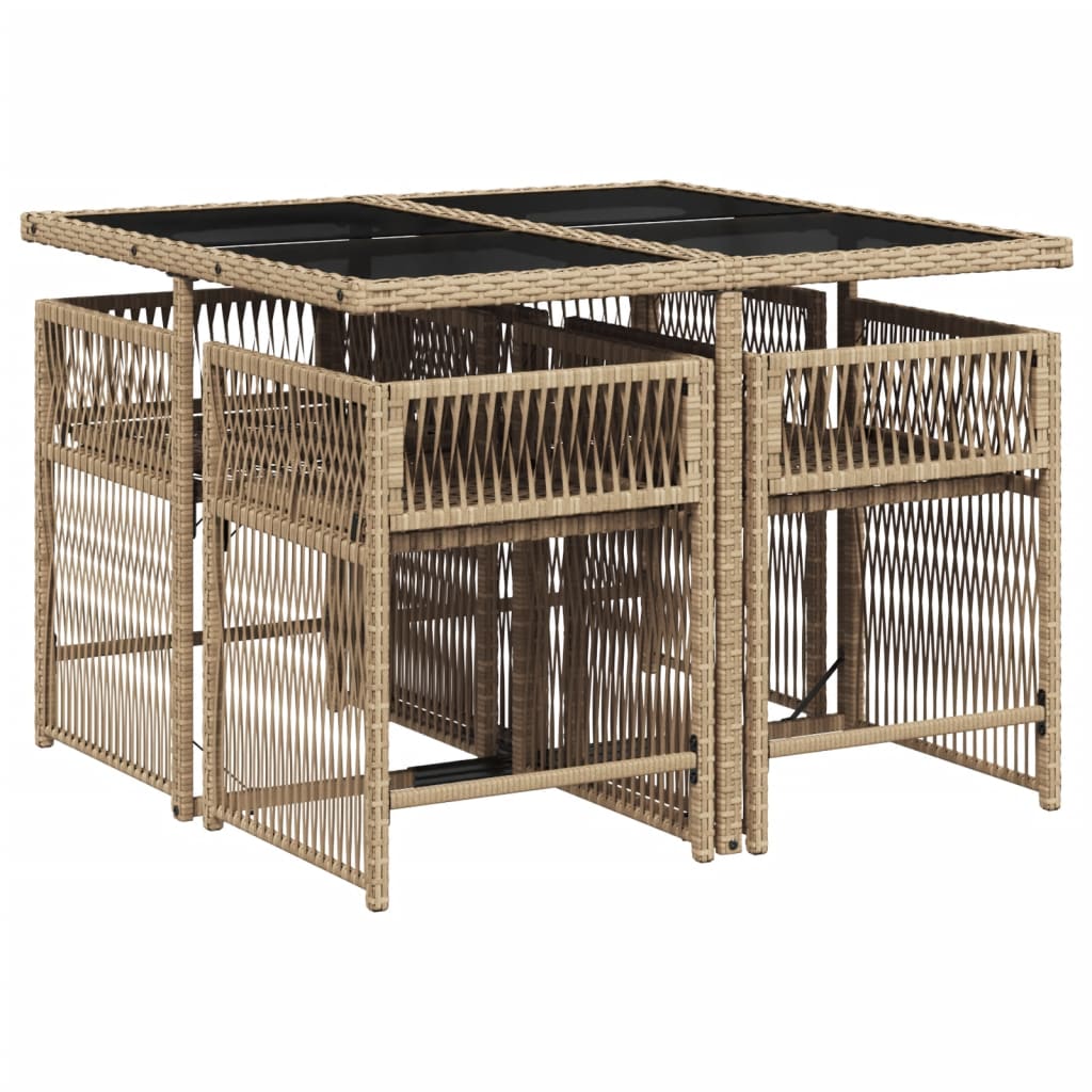 Tuinset Marnix - 5-delig - met kussens - beige