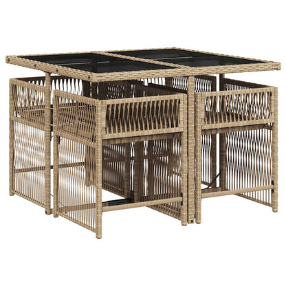 Tuinset Marnix - 5-delig - met kussens - gemengd beige