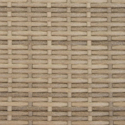 Tuinbank Eefje - met voetenbanken - beige
