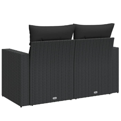 Tuinbank Ties - met kussens - zwart