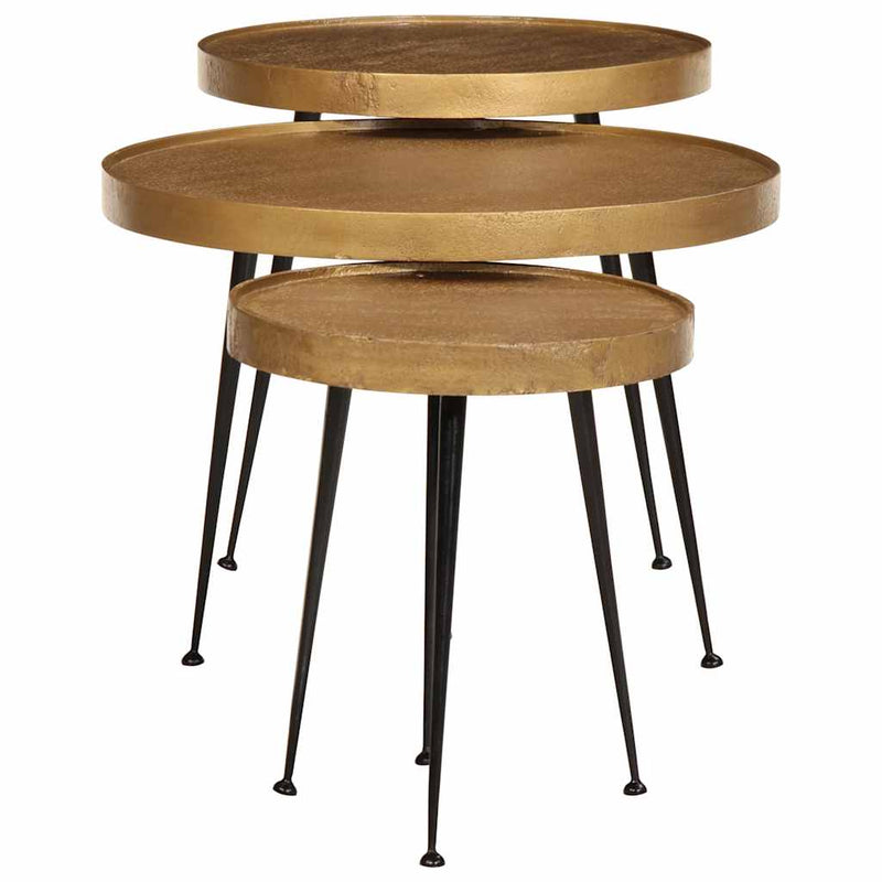 Salontafel Max - hout - 3 stuks