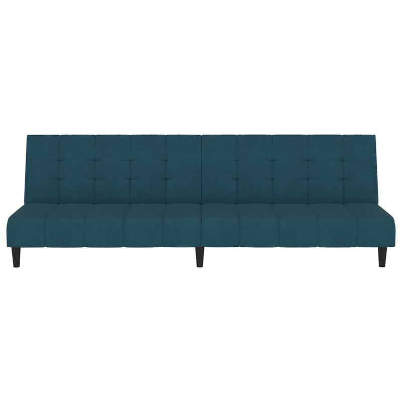 Slaapbank Louis - 2-zits - blauw