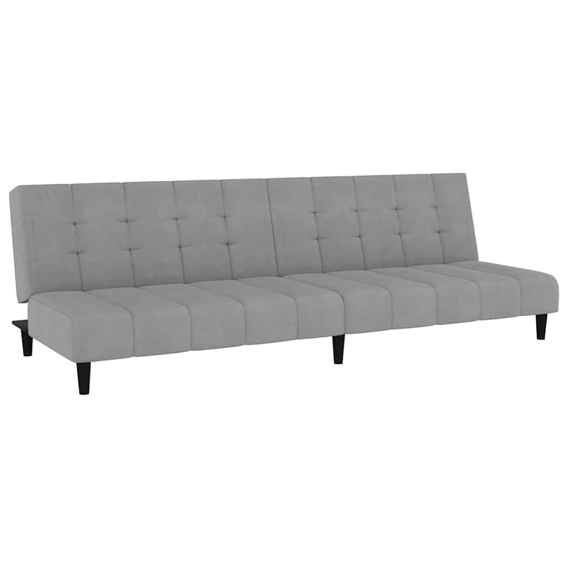 Slaapbank Louis - 2-zits - lichtgrijs – extra afbeelding