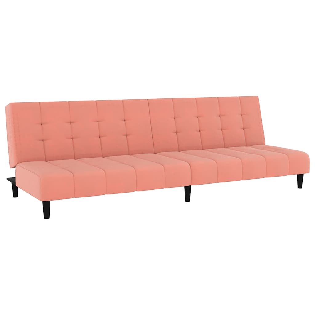 Slaapbank Louis - 2-zits - roze