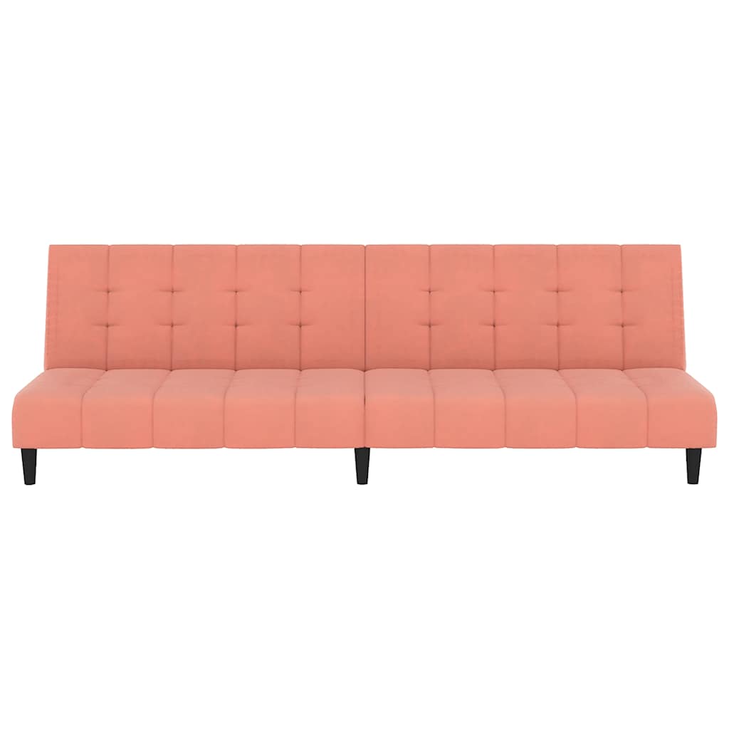 Slaapbank Louis - 2-zits - roze