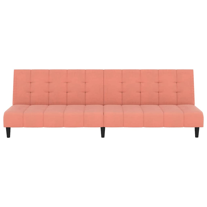 Slaapbank Louis - 2-zits - roze