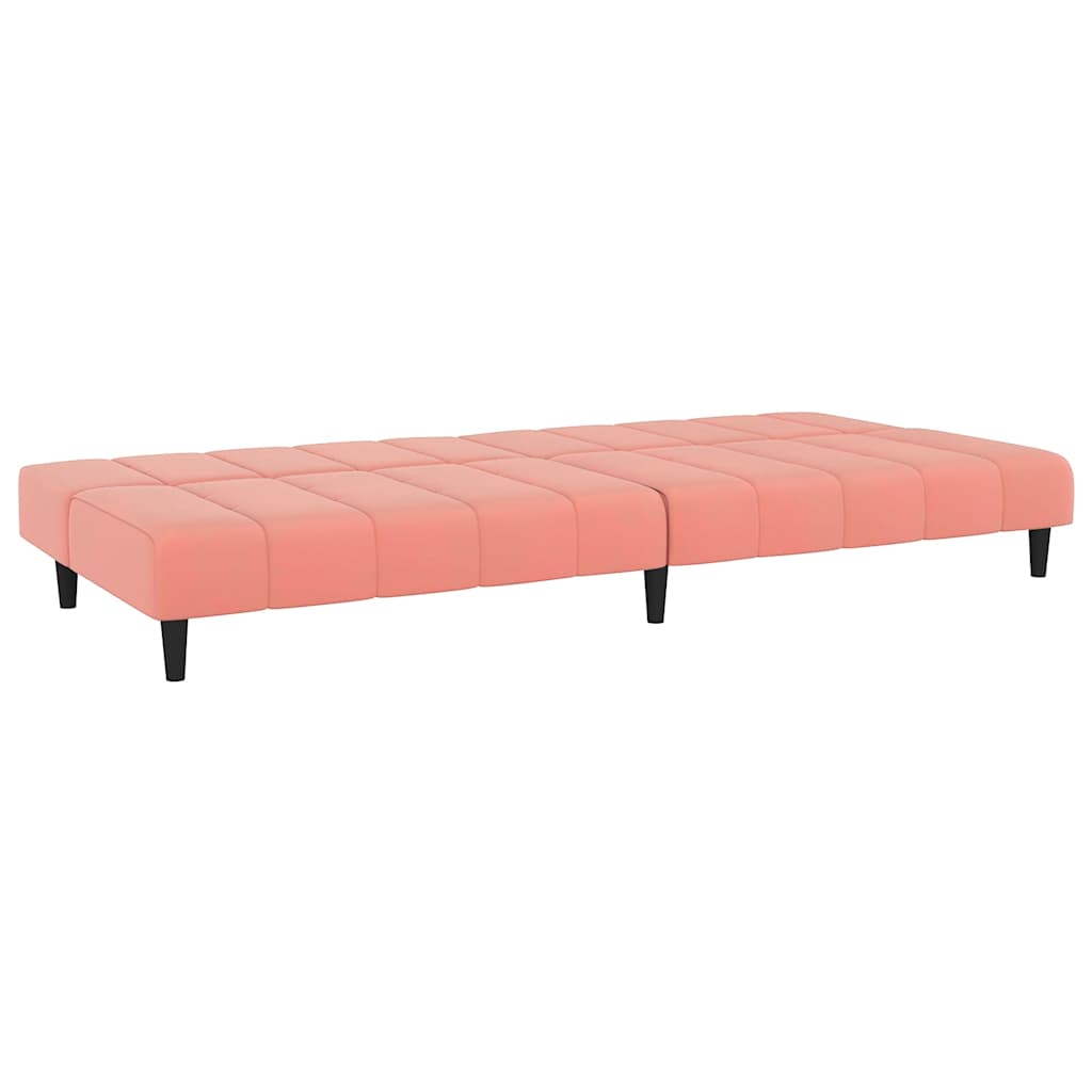 Slaapbank Louis - 2-zits - roze