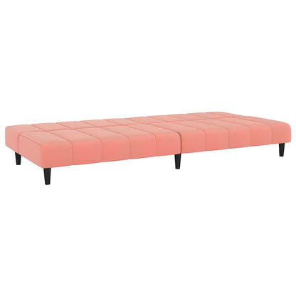 Slaapbank Louis - 2-zits - roze