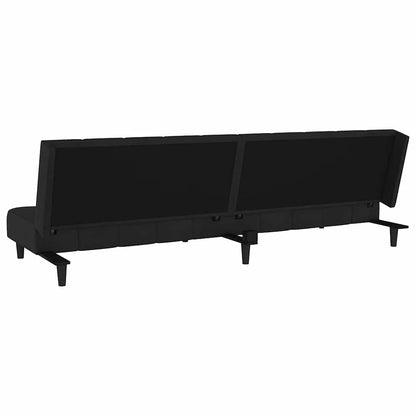 Slaapbank Louis - 2-zits - zwart