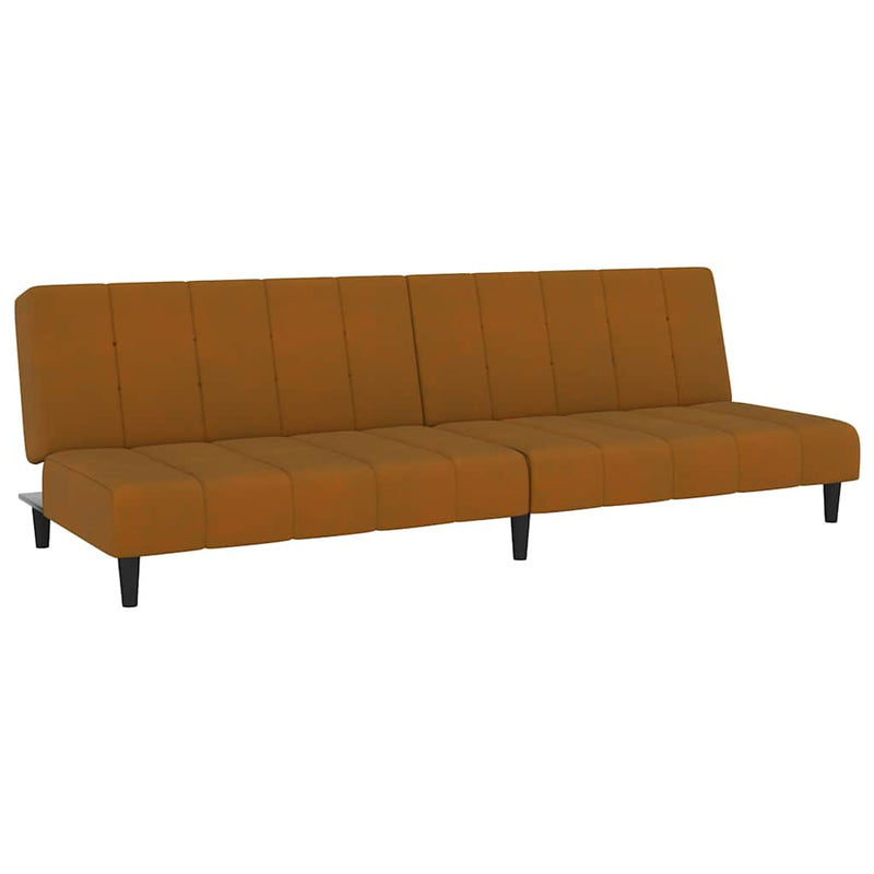 Slaapbank Louis - 2-zits - bruin – extra afbeelding