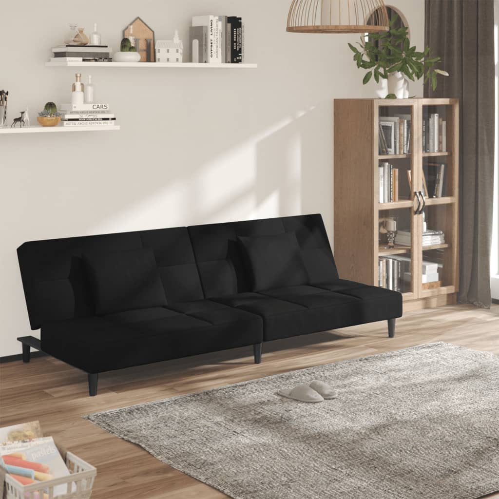Slaapbank Reese - multifunctioneel - zwart